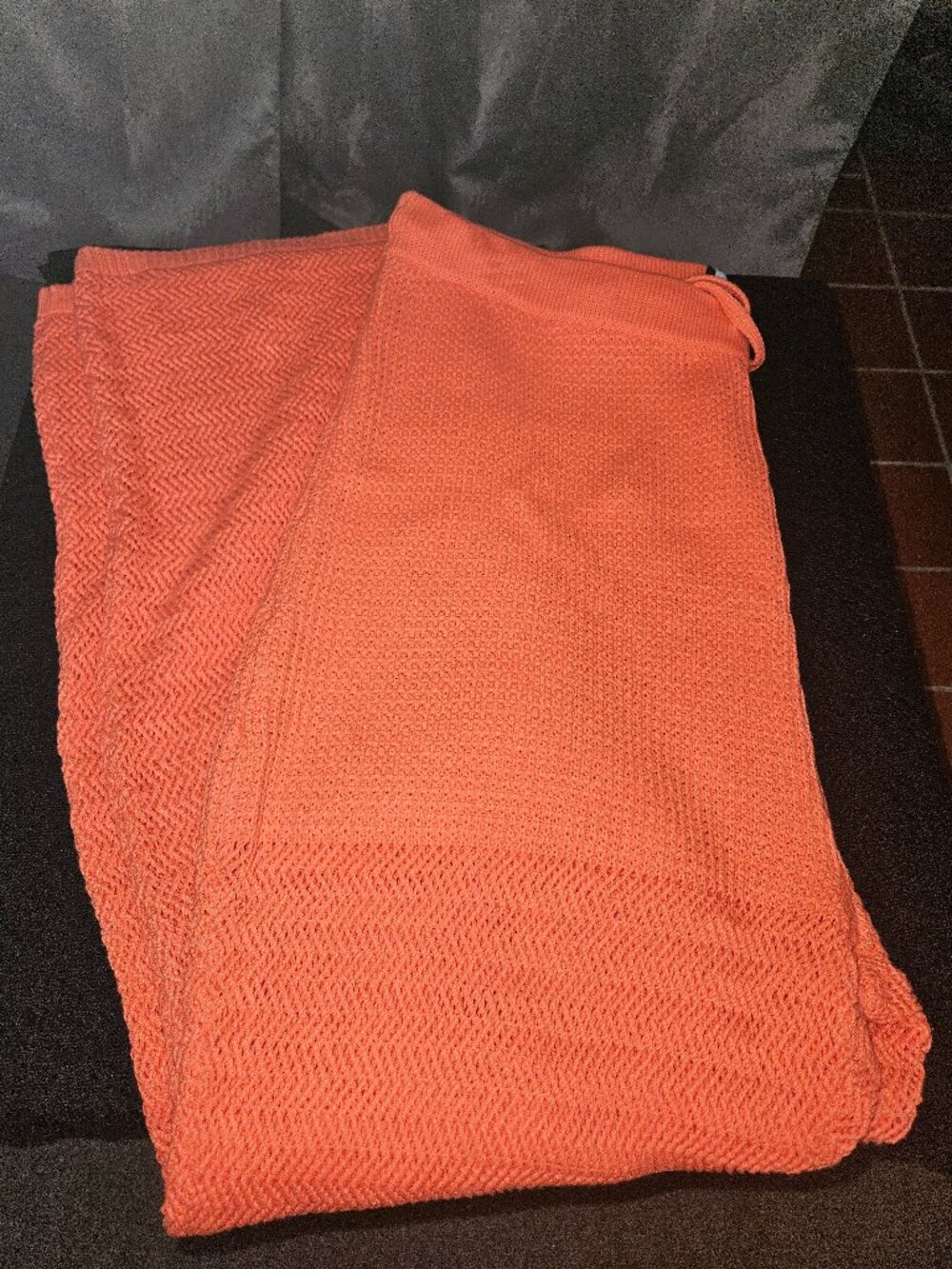 NWT Nina Parker Coral High Rise Wide Leg Crochet Pants (2X)